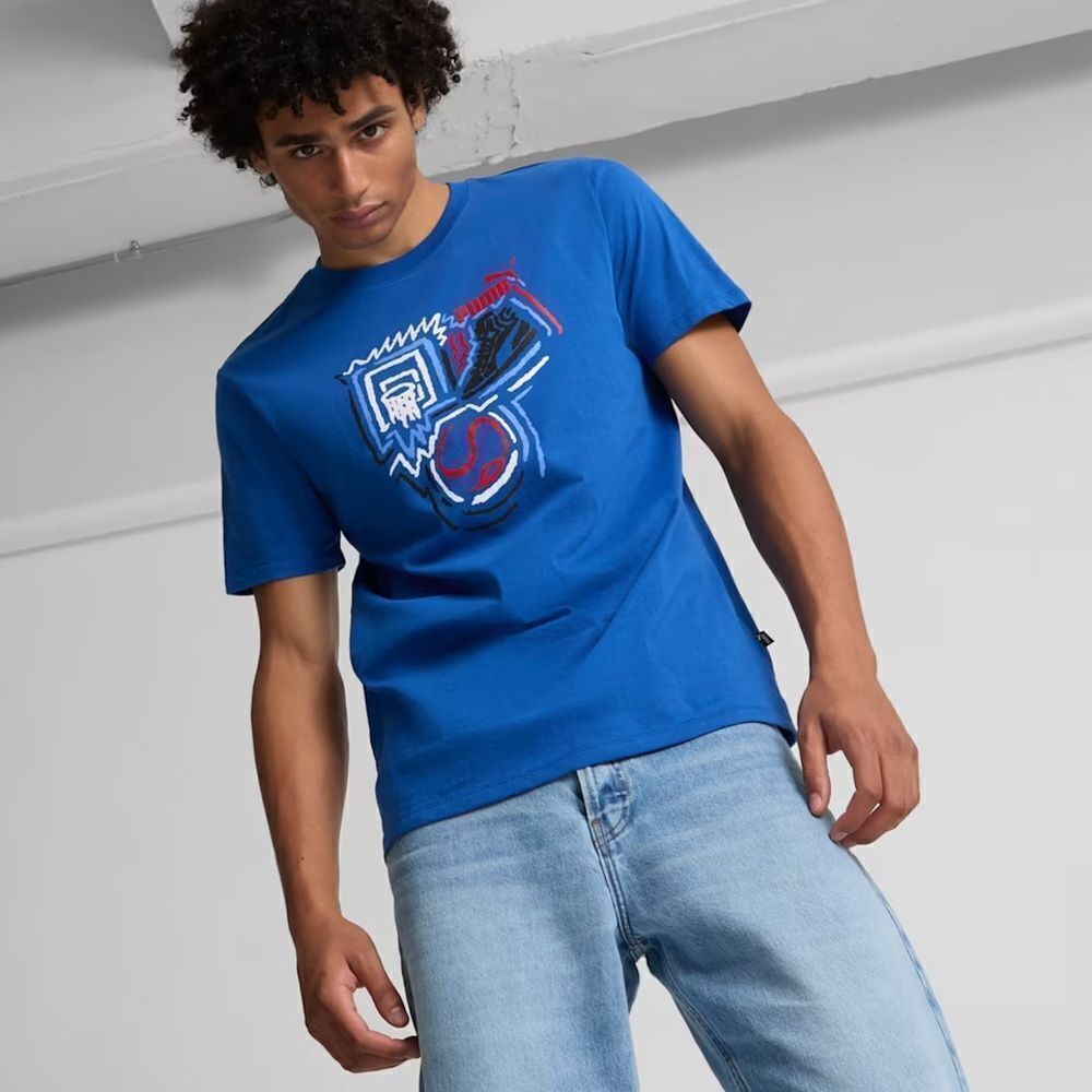 PUMA - Year Of Sports Tee in Cobalt Glaze